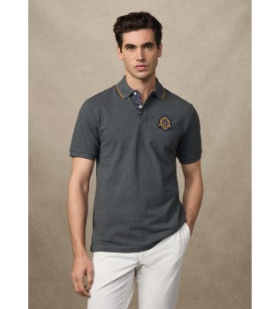 Heritage Polo Logo grau