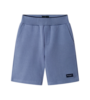 Short Heritage Ess Badge bleu