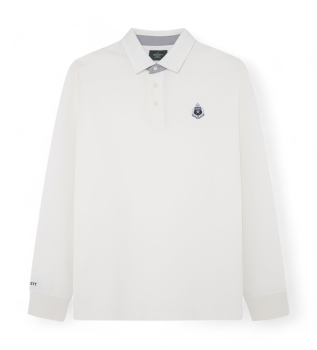 Polo Heritage com log�tipo pequeno branco