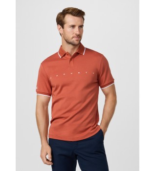 Polo con logo fit cl�sico naranja