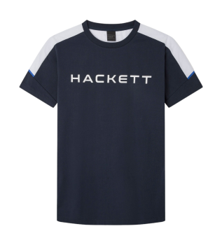 Hackett London T shirt Hs Ombre navy Esdemarca Store fashion footwear and accessories best brands shoes and designer shoes