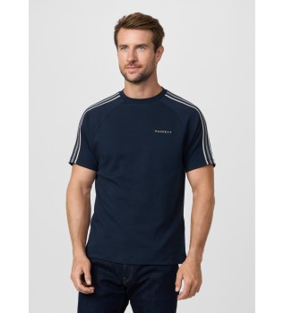 T-shirt met navy classic fit-band