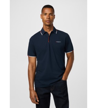 Polo Placket marinbl