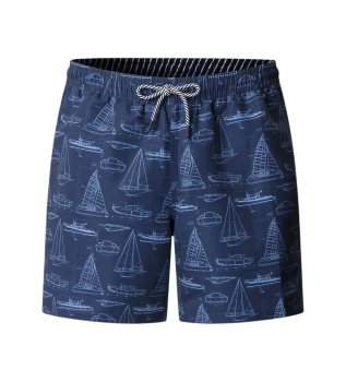 htg zwemkleding jacht blauw marineblauw