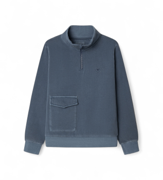 Mikina z žepom Navy