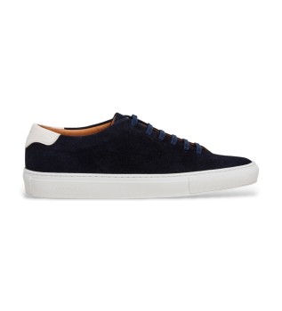 Sneakers Idol in morbida pelle blu navy