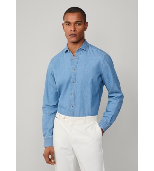 Camisa azul Indigo Dobby