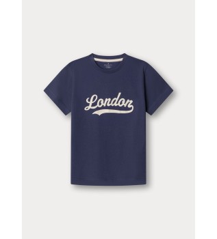 Maglietta blu London Tee