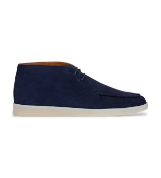 Stivaletti Martins Chukka in camoscio blu navy