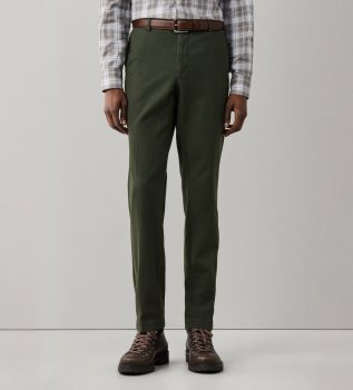 Pantalón Brushed Cott Twill verde