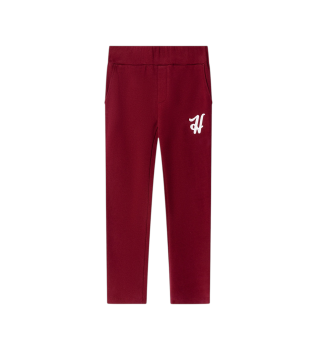 Burgundy H Logo tracksuit bottoms