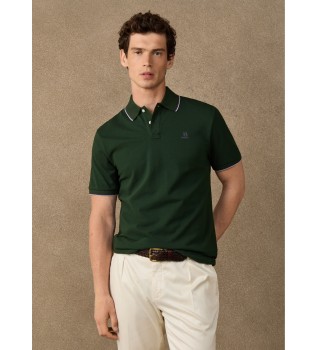 Polo Tipped zielone
