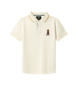 Polo Harry branco quebrado