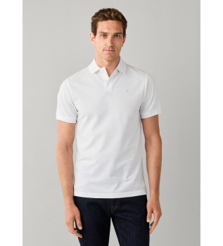 White Slim Fit Logo Polo Shirt