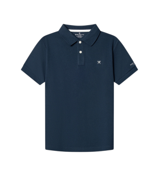 Marineblå Polo med lille logo