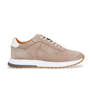 Sneakers Rapid Chad in pelle beige