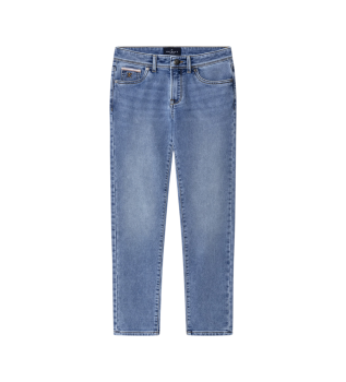 Jeans blu dalla vestibilit� regolare