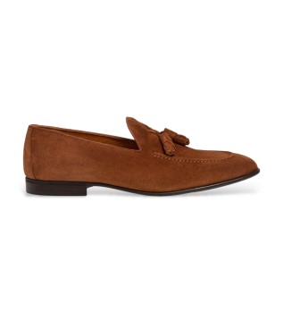 Brown suede Regal Tassel shoes