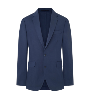 Stretch blazer Cott blauw