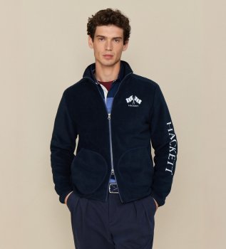 Sweat polaire bleu marine