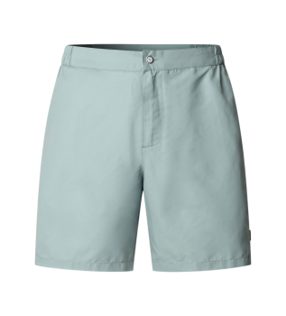 Getailleerd effen zwempak groen