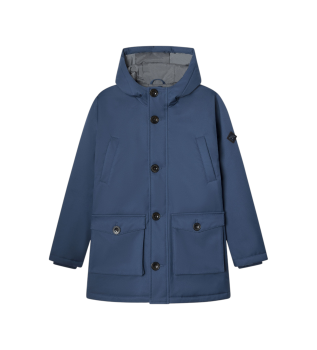 Twill Parka blau
