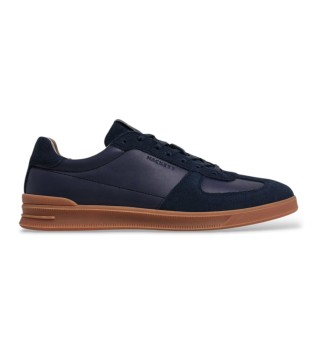 Brando Circuit sneakers i læder, marineblå