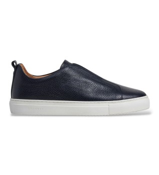 Sneaker in pelle Vision Pebble blu navy