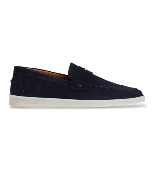 Scarpe in nabuk Martins Saddle blu navy