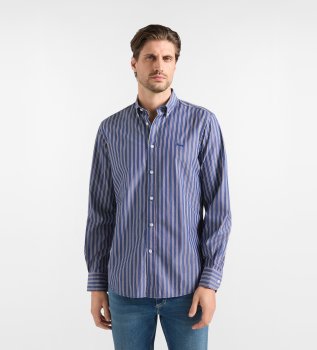 Chemise Regimental Dopp bleu marine