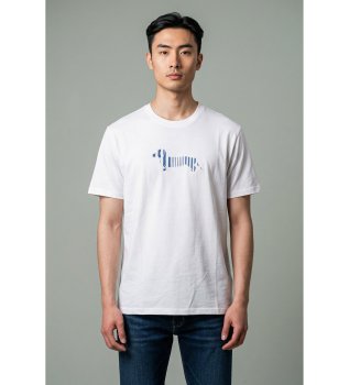 T-shirt bianca con logo