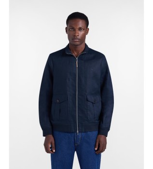 Navy-jakke med lynl�s