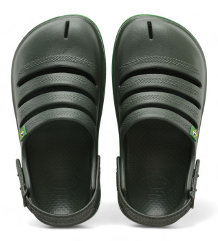 Buy Havaianas Sandals Clog Brazil green