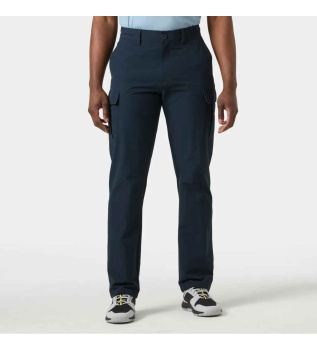 Pantaloni cargo QD blu navy