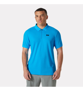 Polo Half-Zip azul
