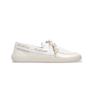 Off-white Bare Leather Moccasins