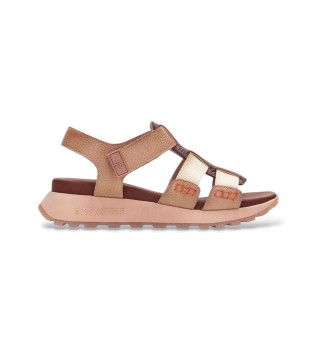 Sandales en cuir Boleromet � brides brunes