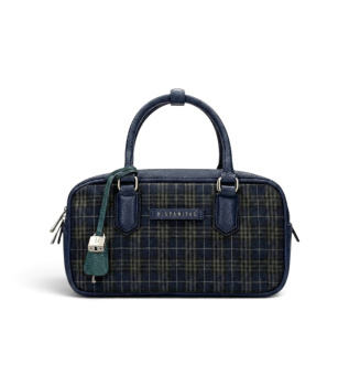 Sac à main Tartan marine