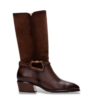 Botas de Couro Verona marrom