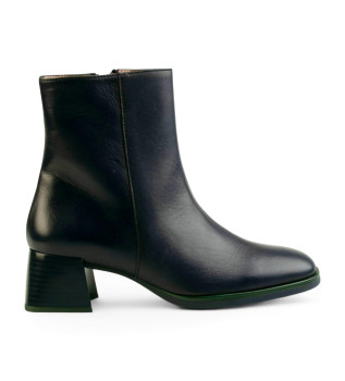 Botins em pele da Marinha, verde