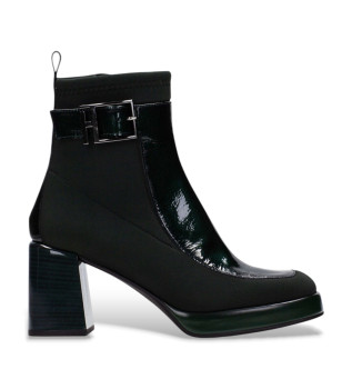 Bottines en cuir Neo vertes