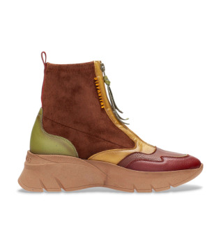 Volum Ankelstvler i lder, brun