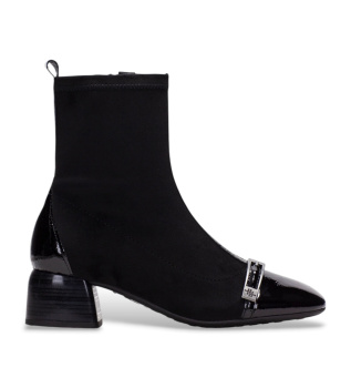 Botines de piel Varsovia negro