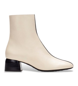 Bottines en cuir Varsovia blanc