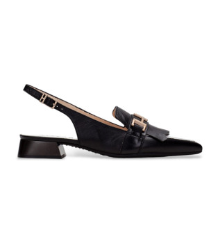 Usnjeni čevlji Dali črni