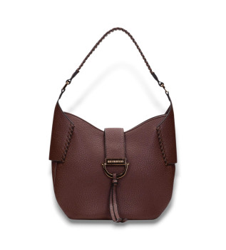 Sac magntique rond marron