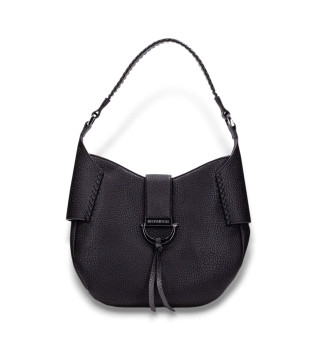 Runde Magnettasche schwarz