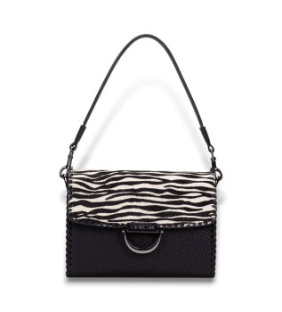 Haar Zebra tas zwart
