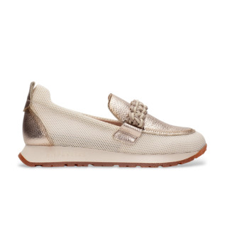 Mocassins en cuir Kansas beige 