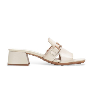 Sandales en cuir Dallas beige